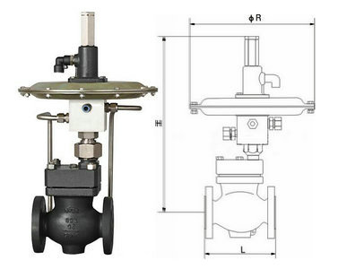自力式微壓調節(jié)閥結構圖